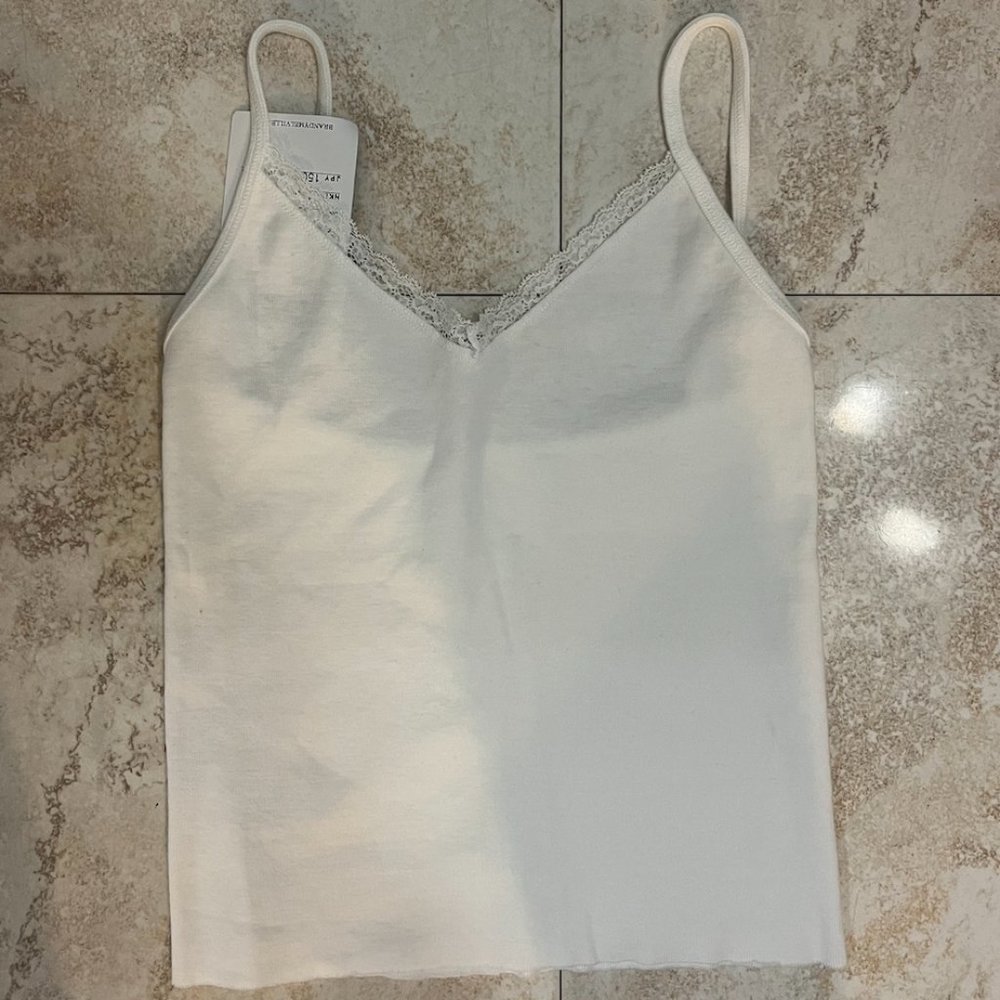 BRANDY MELLVILE CLASSIC WHITE TANK